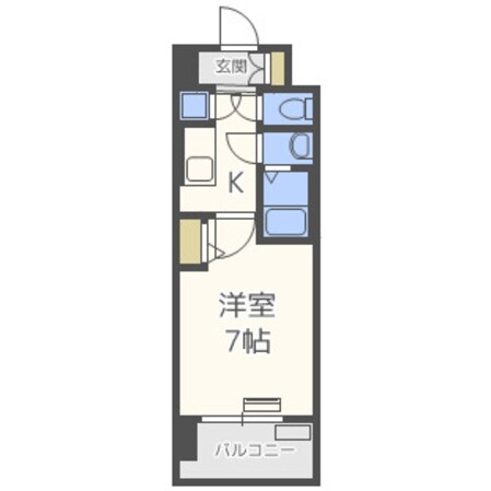 レジュールアッシュ梅田WEST GATEの物件間取画像